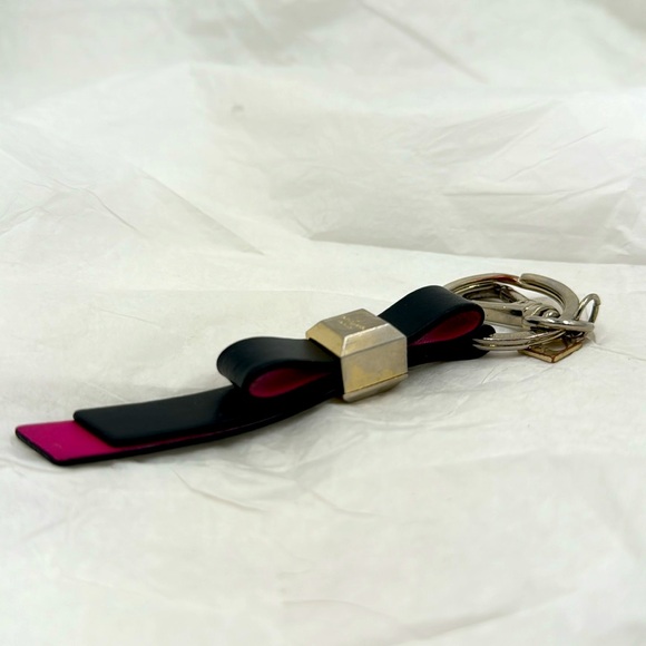 Kate Spade leather key chain/purse charm - Picture 3 of 7